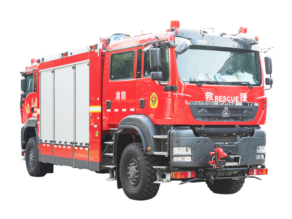 HOWO tunnel rescue fire truck
