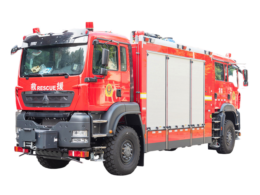 HOWO offroad emergency tunnel rescue fire truck
