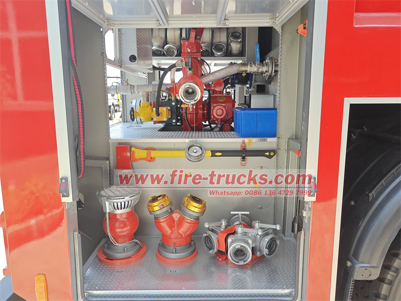 HOWO fire engine truck pump room