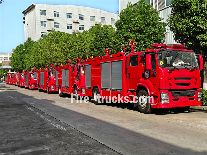 isuzu FVR wate foam fire fighting vehicle isuzu FVR wate foam fire fighting vehicle