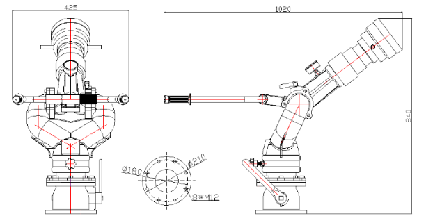 PS8/50W fire monitor