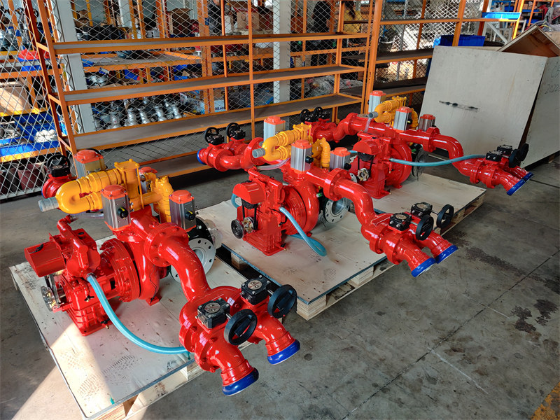 Fire pump in factory stock