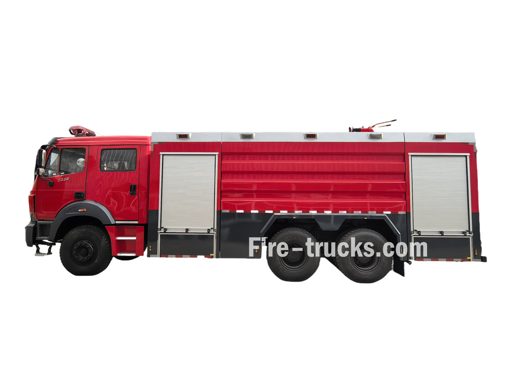 BEIBEN 12cbm water foam fire tender truck