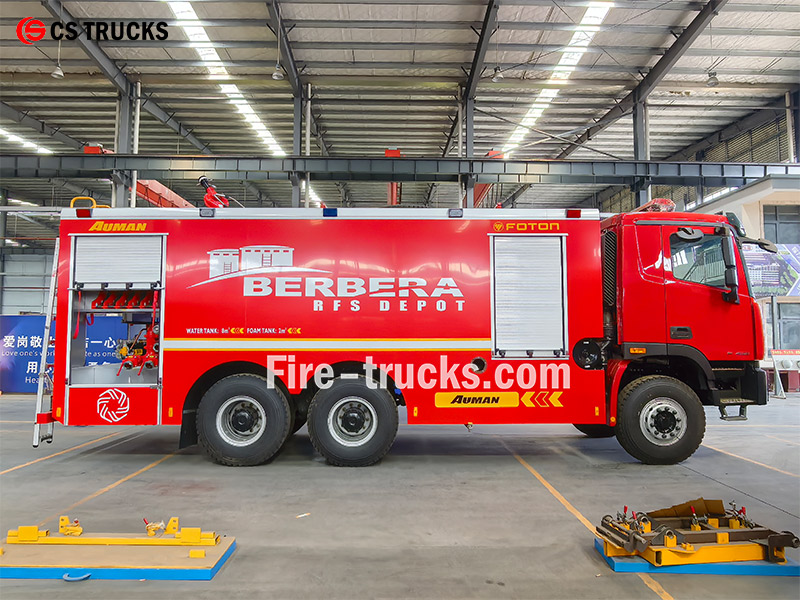 Africa Foton 12 cbm industrial fire vehicle