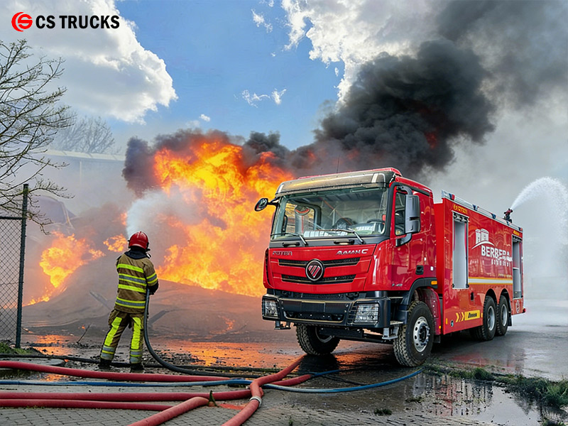 Foton Auman 12000L 6x4 10cbm foam fire truck