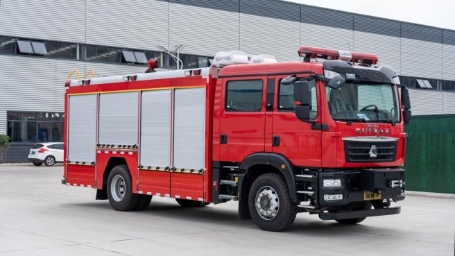 HOWO chassis Fire Department Truck design drawing