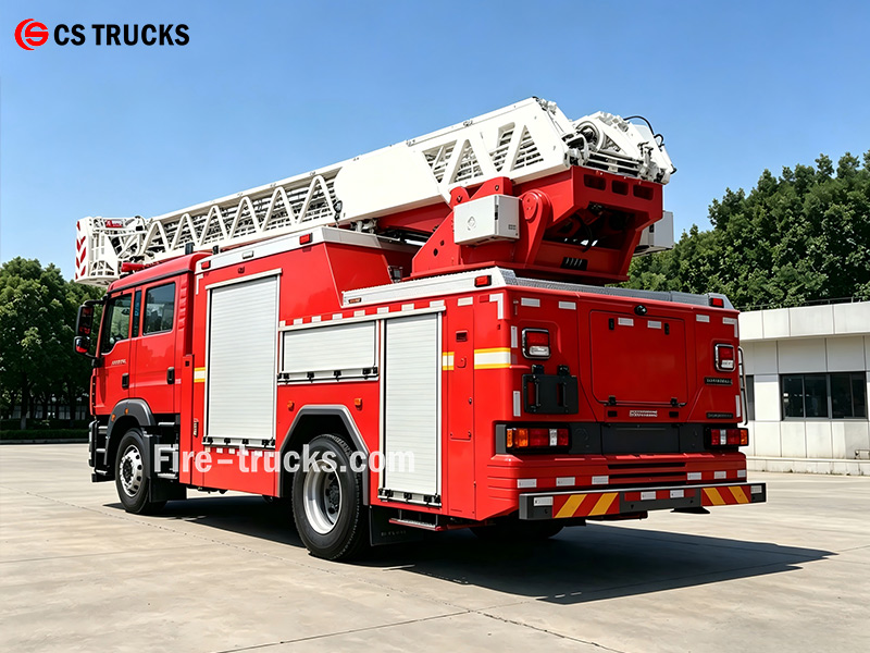howo 25 Meter Heavy Duty Aerial Rescue Fire Truck howo 25 Meter Heavy Duty Aerial Rescue Fire Truck