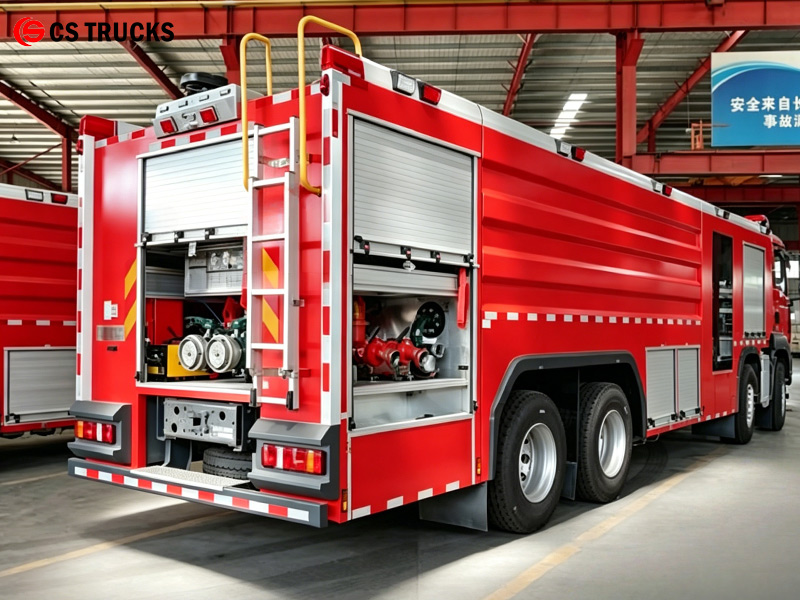 SITRAK 8×4 460 HP Industrial Foam Fire Truck