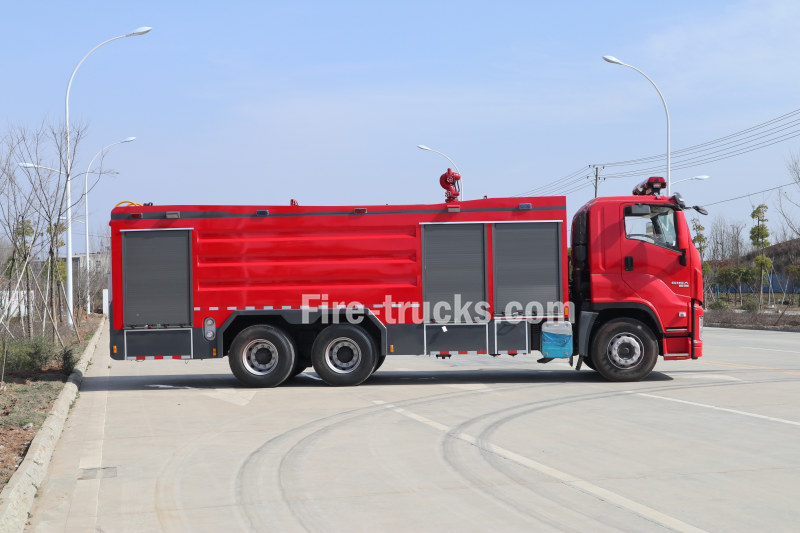 Isuzu Philippines 6x4 Heavy Duty Dry Powder Foam Fire Truck 