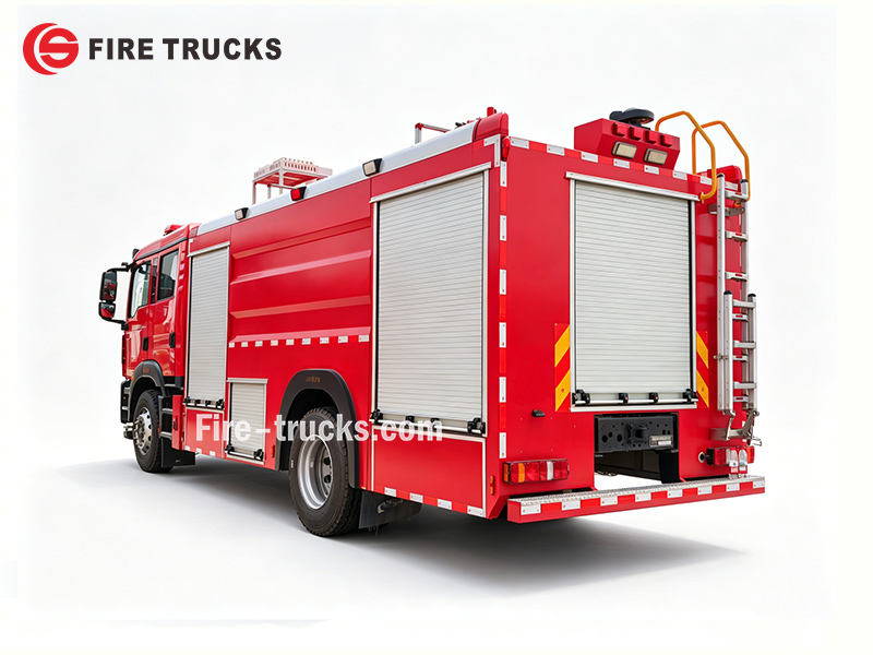 SITRAK HOWO 4x2 8000L Wildland Foam Fire Fighting Vehicle Togo