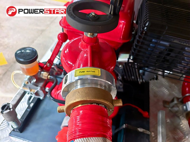 ISUZU 4x4 JBQ 5.510 Fire Pump Flow 10Ls for Factory Fire Fighting Philippines