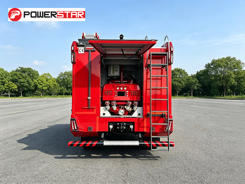 Foam fire fighting vehicle firefighting equipment