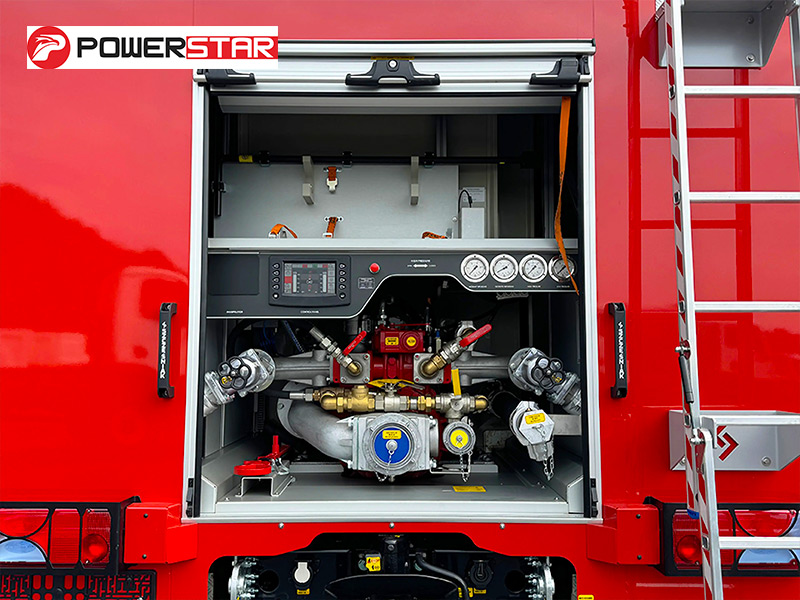 MAN Rescue Fire Pumper Truck 4x4 4400L Water Foam Capacity 290HP Euro 5 Pump Room