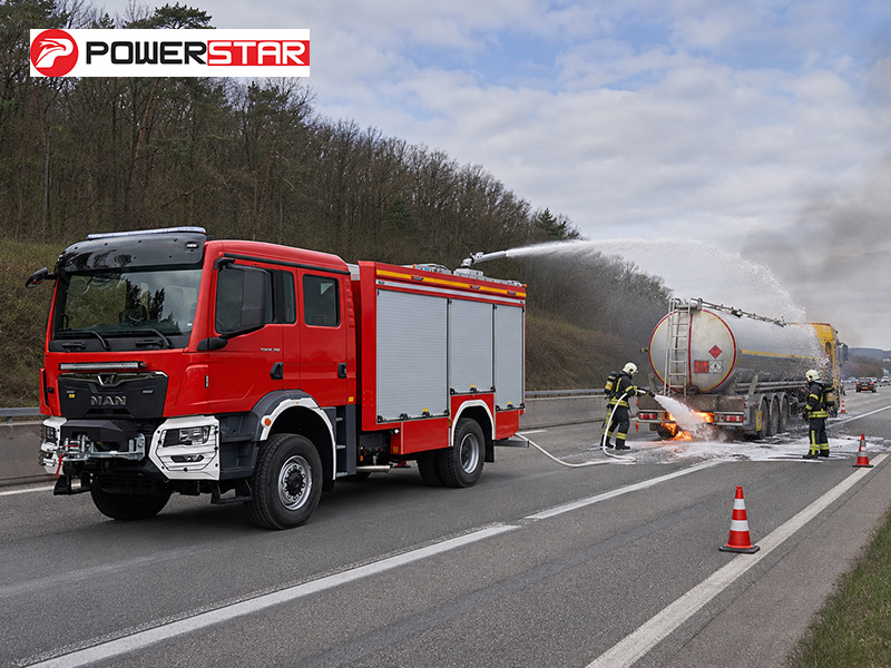 MAN TGM 290 HP High Power Foam Fire Fighting Vehicle for Highway Vehicle Fire Rescue Mongolia