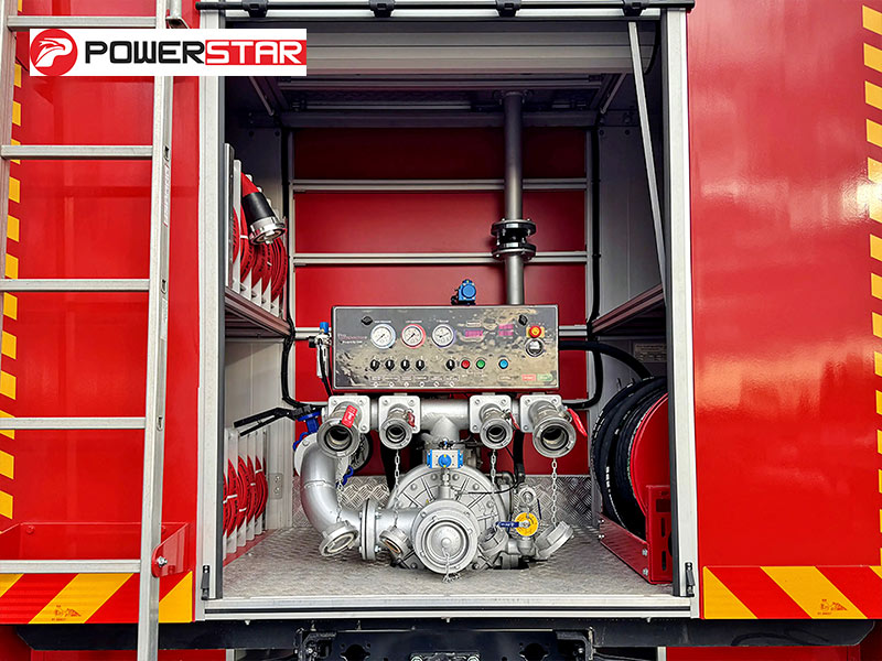 MAN TGS 33.400 6x6 Off Road Water Rescue Truck Pump Room