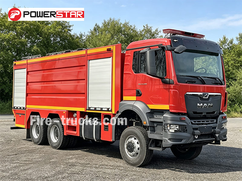 MAN TGS 33.400 15000L Large Capacity Water Tender for Airport Crash Fire Rescue Philippines