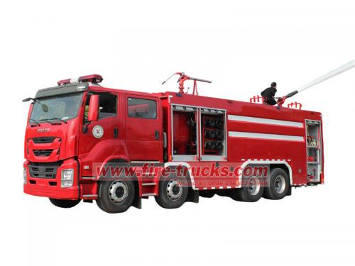 Isuzu GIGA 8×4 dry powder fire truck