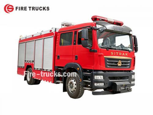 HOWO Emergency Rescue Fire Fighting Truck